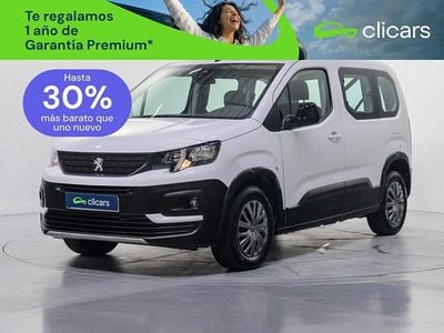 Usado Peugeot Rifter Active 100 CV (73 kW) 2022 Blanco Monovolumen