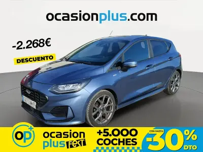 Usado Ford Fiesta ST-Line 125 CV (91 kW) 2023 Azul Utilitario