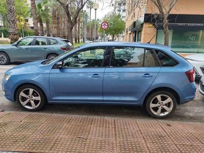 Usado Skoda Rapid Ambition 90 CV (66 kW) 2015 Azul Utilitario
