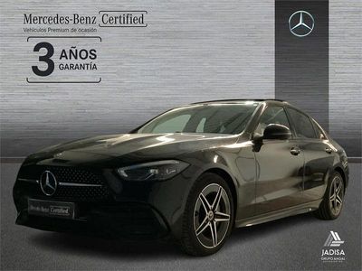 Usado Mercedes C220 AMG line 200 CV (147 kW) 2025 Negro Berlina