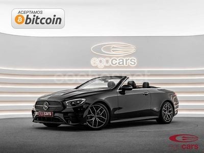 Negro Usado 2023 Mercedes E220 Descapotable | 55.999 € (Un poco caro)