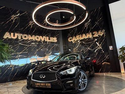 Usado Infiniti Q50 Sport Tech 170 CV (125 kW) 2017 Negro Berlina
