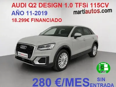 Usado Audi Q2 Design 116 CV (85 kW) 2019 Gris / plata SUV