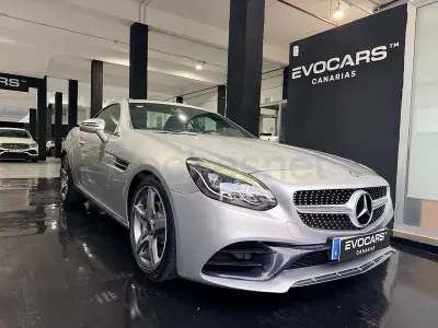 Usado Mercedes SLC200 184 CV (135 kW) 2018 Gris / plata Descapotable