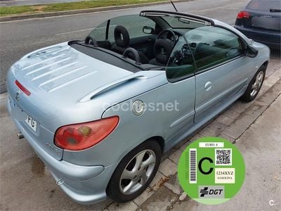 Azul Usado 2006 Peugeot 206 CC Descapotable | 3400 € (Precio justo)