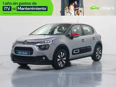 Usado Citroën C3 Feel 83 CV (61 kW) 2020 Gris / plata Utilitario