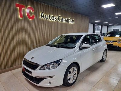 Usado Peugeot 308 Active 82 CV (60 kW) 2014 Blanco Berlina