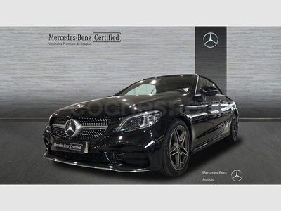 Käytetty Mercedes C220 AMG line 194 HP (142 kW) 2021 Musta Avoauto