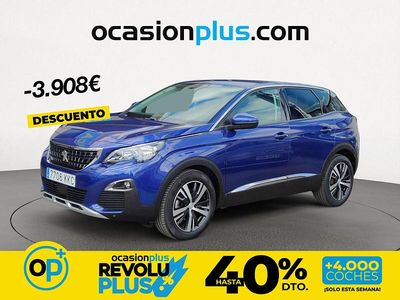 Usado Peugeot 3008 Allure 130 CV (95 kW) 2018 Azul SUV