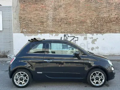 Usado Fiat 500C Lounge 69 CV (50 kW) 2015 Negro Descapotable
