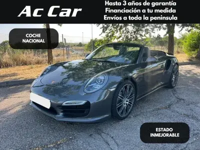 Usado Porsche 911 Turbo Cabriolet 520 CV (382 kW) 2015 Gris / plata Descapotable