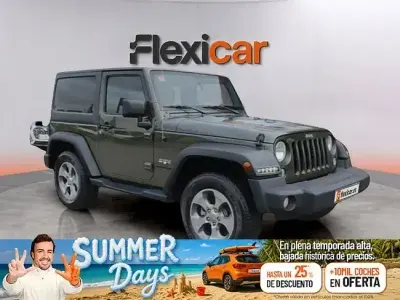 Usado Jeep Wrangler Sahara 284 CV (208 kW) 2017 Verde SUV