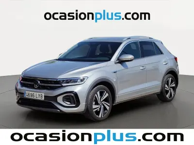 Usado VW T-Roc R-line 150 CV (110 kW) 2022 Gris plata SUV