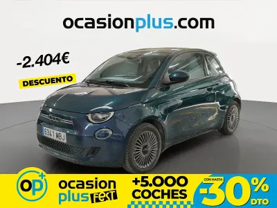 Begagnad Fiat 500e Icon 86 kW (118 HK) 2022 Grön Halvkombi