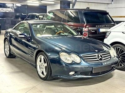 Usado Mercedes SL500 306 CV (225 kW) 2001 Azul Descapotable