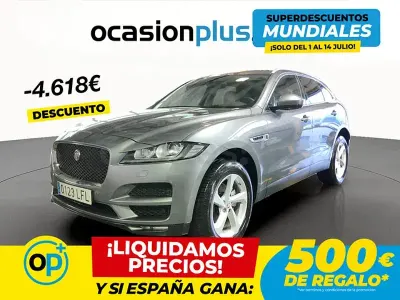 Usado Jaguar F-Pace Prestige 250 CV (183 kW) 2020 Gris / plata SUV