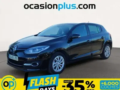 Usado Renault Mégane LIMITED 116 CV (85 kW) 2015 Negro Utilitario