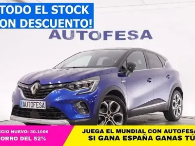 Usado Renault Captur Intens 90 CV (66 kW) 2022 Azul SUV