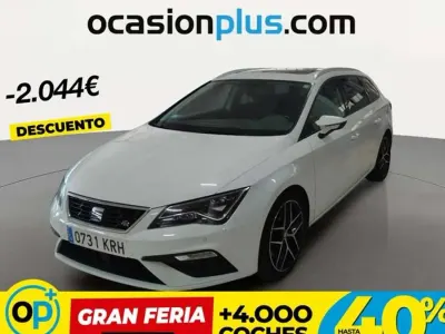 Usado Seat Leon ST FR 190 CV (139 kW) 2018 Blanco Familiar