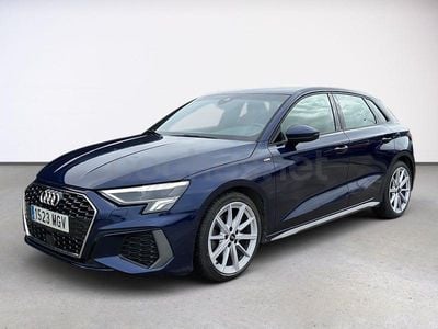 Usado Audi A3 S-Line 150 CV (110 kW) 2023 Azul Berlina