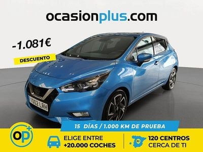 Azul Usado 2021 Nissan Micra Acenta Utilitario | 11.900 € (Precio justo)