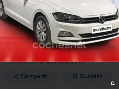 Usado VW Polo Edition 80 CV (58 kW) 2019 Blanco Utilitario