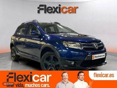 Usado Dacia Sandero Stepway Ambiance 90 CV (66 kW) 2016 Azul Utilitario