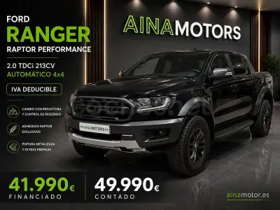 Usado Ford Ranger Raptor 213 CV (156 kW) 2021 Negro Pickup/Camioneta