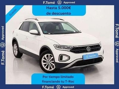 Blanco Usado 2023 VW T-Roc Life SUV | 27.450 € (Precio justo)
