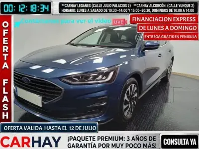 Usado Ford Focus Active 126 CV (92 kW) 2023 Azul Familiar