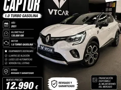 Begagnad Renault Captur Intens 101 HK (74 kW) 2021 Vit SUV