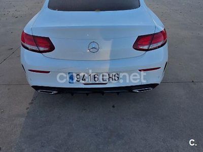 Blanco Usado 2016 Mercedes C220 AMG line Coupe | 24.500 € (Precio justo)