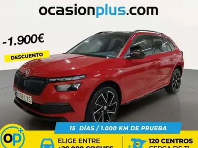 Usado Skoda Kamiq Monte Carlo 110 CV (80 kW) 2022 Rojo SUV