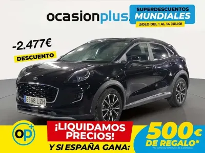 Usado Ford Puma Titanium 125 CV (91 kW) 2022 Negro SUV