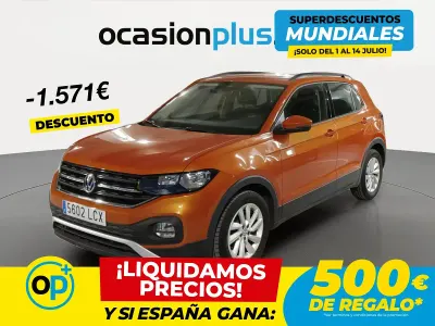 Usado VW T-Cross Advance 95 CV (69 kW) 2019 Naranja SUV