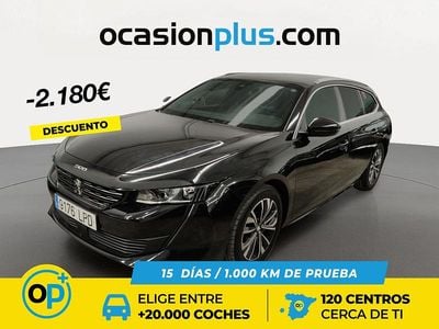 Usado Peugeot 508 Allure 130 CV (95 kW) 2021 Negro Familiar