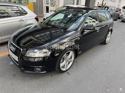 Usado Audi A3 Attraction 140 CV (102 kW) 2010 Negro Utilitario