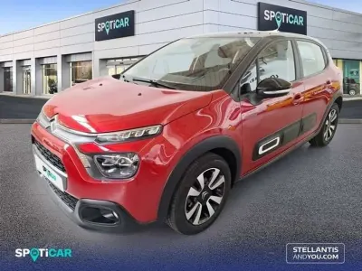 Usado Citroën C3 Feel 102 CV (75 kW) 2021 Rojo Utilitario