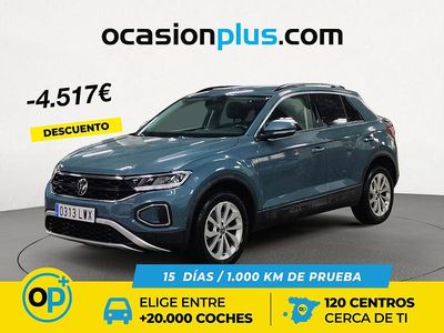 Azul Usado 2022 VW T-Roc Life SUV | 23.400 € (Precio justo)