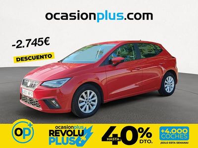 Usado Seat Ibiza Style 80 CV (58 kW) 2023 Rojo Berlina