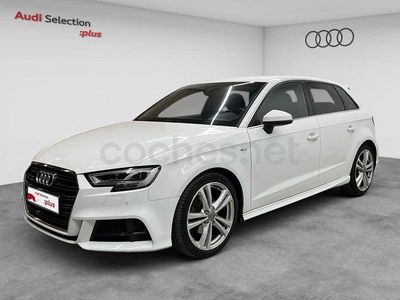 Usado Audi A3 S-Line 116 CV (85 kW) 2019 Blanco Berlina