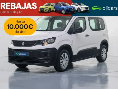 Usado Peugeot Rifter Access 100 CV (73 kW) 2019 Blanco Monovolumen