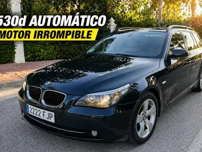 Käytetty BMW 530 Comfort Edition 231 HP (169 kW) 2007 Musta Farmari