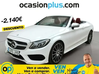 Usado Mercedes C250 AMG 204 CV (150 kW) 2017 Blanco Descapotable