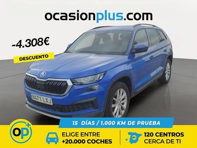 Usado Skoda Kodiaq Ambition 150 CV (110 kW) 2022 Azul SUV