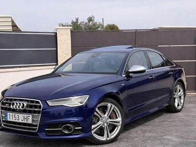 Usado Audi S6 450 CV (330 kW) 2015 Azul Berlina