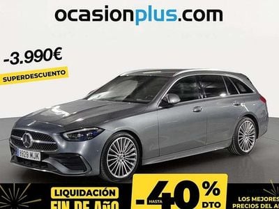 Gris Usado 2023 Mercedes C220 Familiar | 39.900 € (Precio justo)