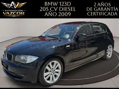 Usado BMW 123 204 CV (150 kW) 2009 Negro Utilitario