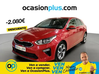 Usado Kia Ceed 120 CV (88 kW) 2019 Rojo Utilitario