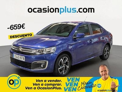 Usado Citroën C-Elysee I PureTech 82 CV (60 kW) 2017 Azul Berlina